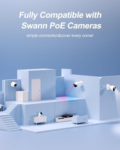 Swann 4K 16CH Security Camera System: NVR-8580 PoE