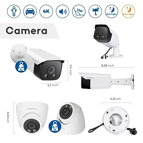 16 Channel AI Security System with Color Night Vision