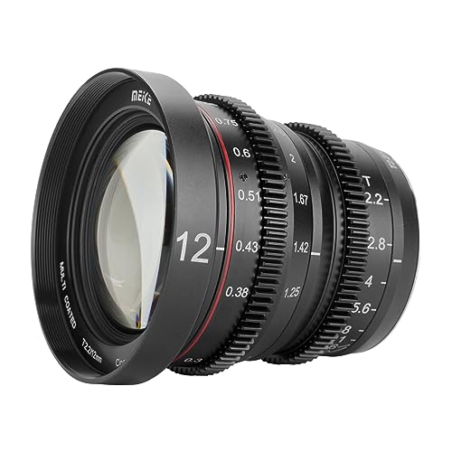 MEKE 12mm T2.2 Manual Focus Cine Lens M43