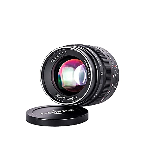 Brightin Star 50mm F1.4 Lens for Micro 4/3 Cameras