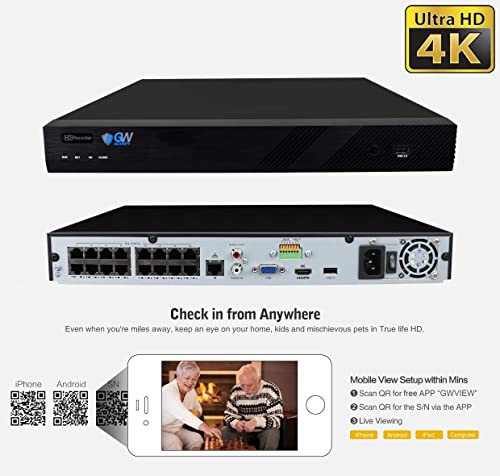 16 Channel 4K NVR Security Camera System VIP Smart Shopper