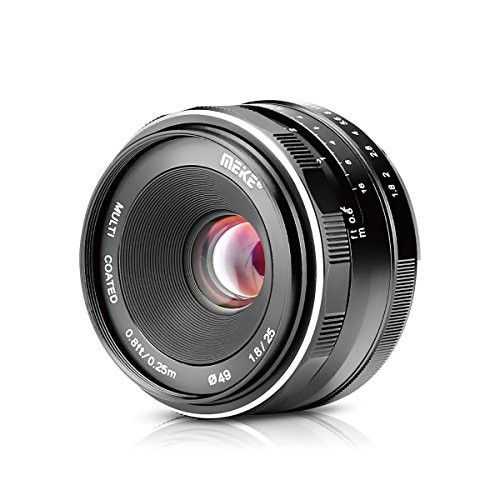 Meike 25mm F1.8 Wide Angle Lens for M43 Cameras
