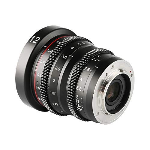 MEKE 12mm T2.2 Manual Focus Cine Lens M43