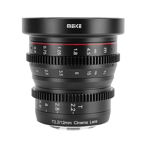 MEKE 12mm T2.2 Manual Focus Cine Lens M43
