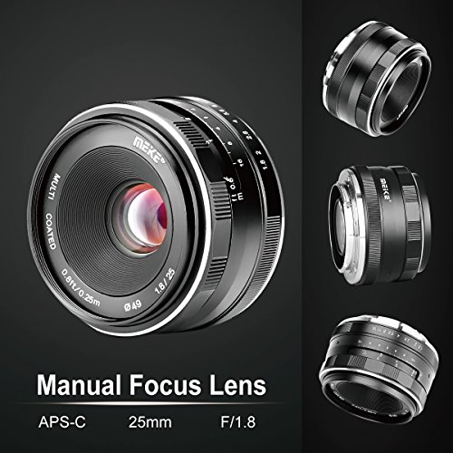 Meike 25mm F1.8 Wide Angle Lens for M43 Cameras