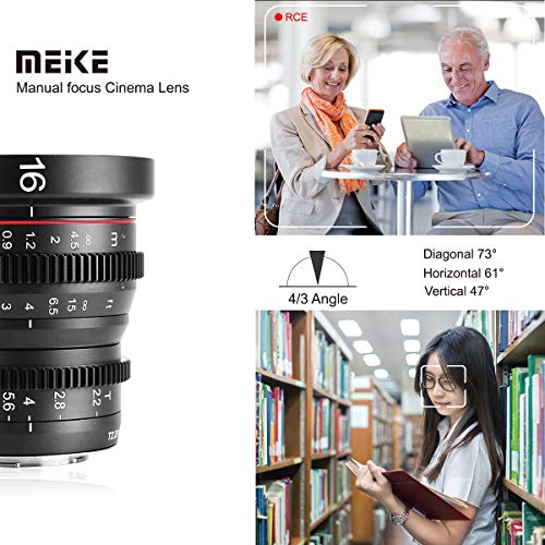 MEKE 16mm T2.2 Manual Focus Cine Lens