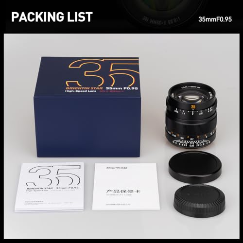 35mm F0.95 Prime Lens for Panasonic LUMIX/Olympus Cameras