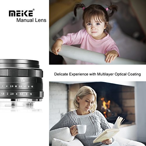 Meike 25mm F1.8 Wide Angle Lens for M43 Cameras