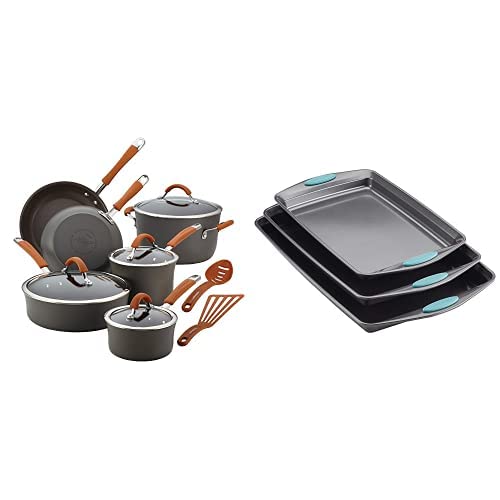 Rachael Ray Cucina Cookware Set with Bakeware - 15 Pieces