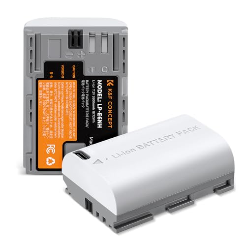 2-Pack LP-E6NH Battery for Canon EOS Cameras