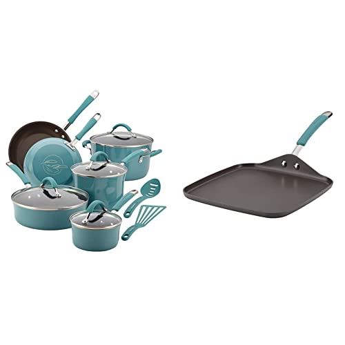 Rachael Ray Cucina Cookware Set & Griddle Pan