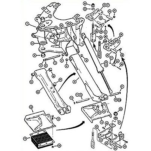Hydraulic Stabilizer Cylinder for Case 580B & 580C