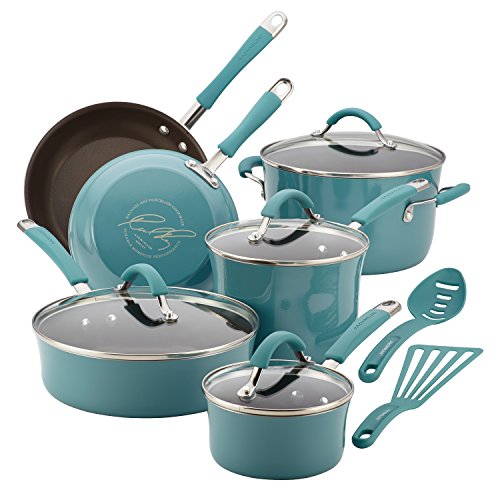 Rachael Ray Cucina Cookware Set & Griddle Pan