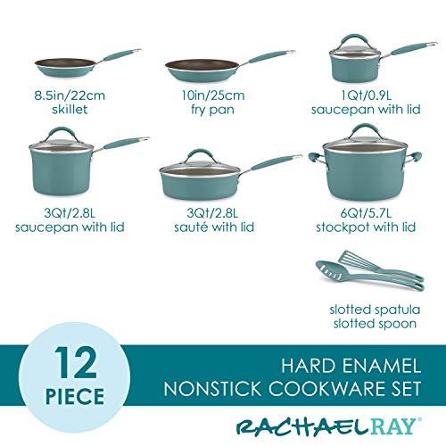 Rachael Ray Cucina Cookware Set & Griddle Pan
