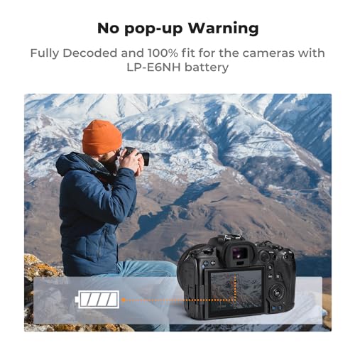 2-Pack LP-E6NH Battery for Canon EOS Cameras