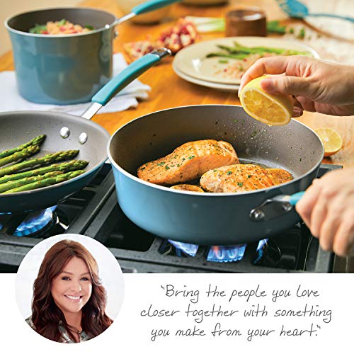 Rachael Ray Cucina Cookware Set & Griddle Pan