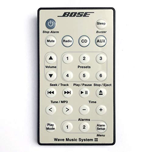 Platinum White Bose Wave Music System III Remote VIP Shop