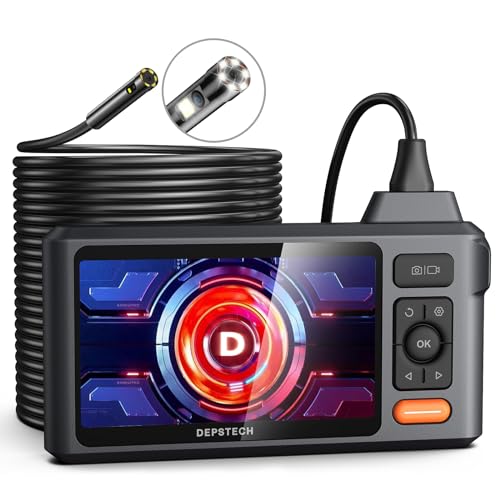 DEPSTECH Dual Lens Endoscope Camera with 5" Screen