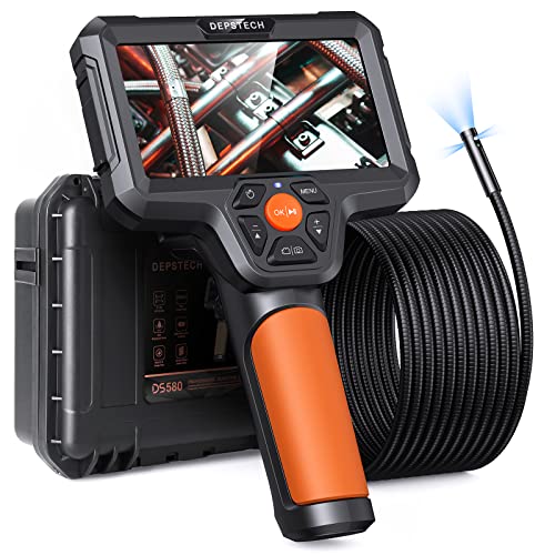 Triple Lens Borescope Inspection Camera, 1080P HD Endoscope