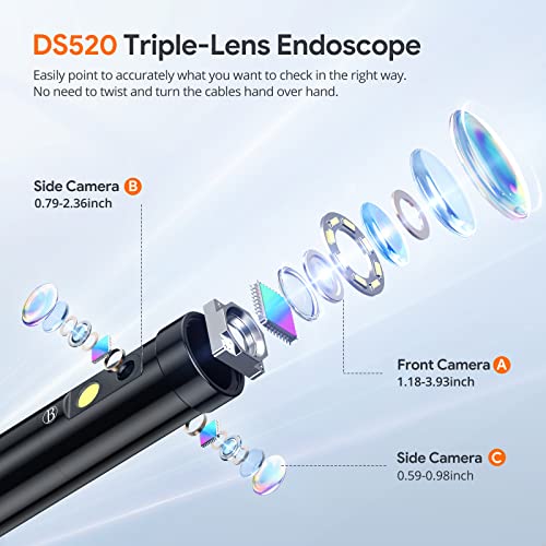 DEPSTECH Triple Lens Sewer Inspection Camera - VIP