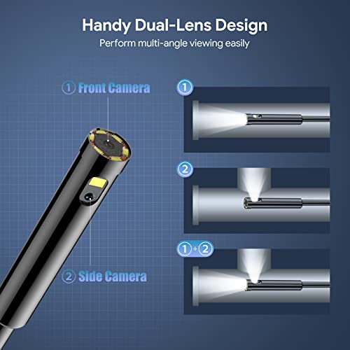 DEPSTECH 50ft Dual Lens Endoscope Camera VIP Shopper