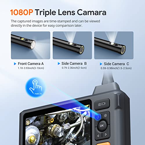 DEPSTECH Triple Lens Sewer Inspection Camera - VIP