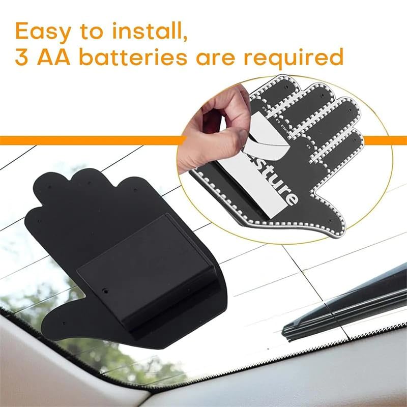 2024 VIP LED Finger Car Light, Remote Controlled