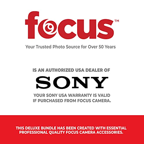 Sony Alpha 7 IV Mirrorless Camera Bundle (6 Items)
