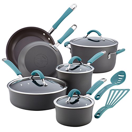 Rachel Ray Cucina Cookware Set & Griddle Pan