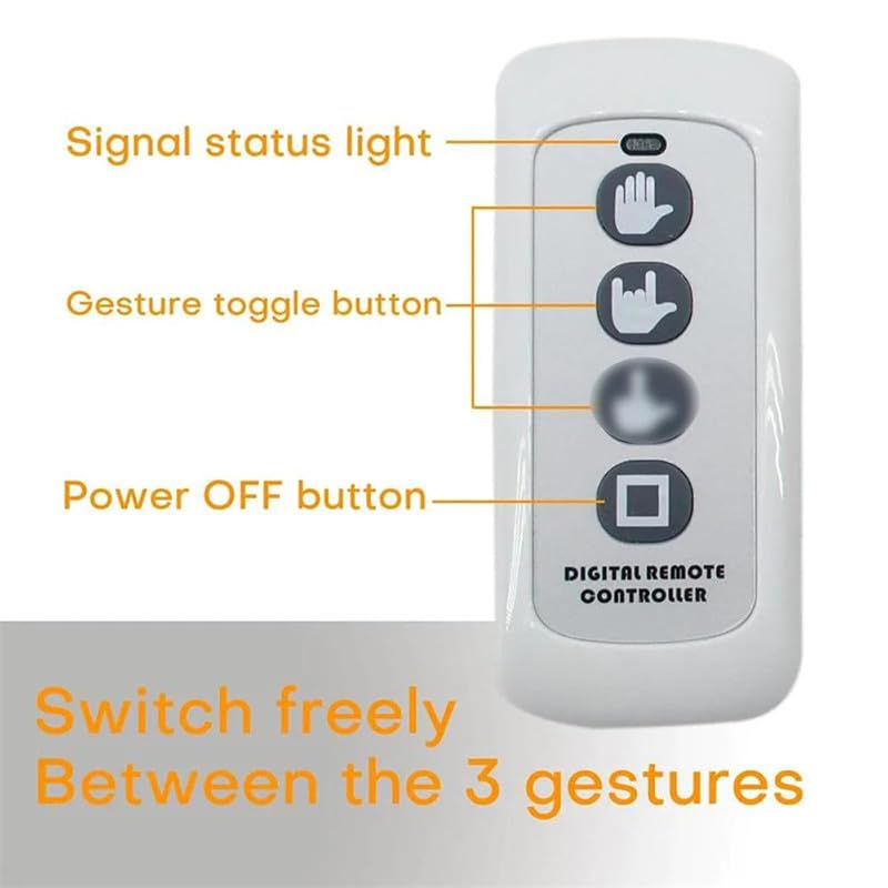 2024 VIP LED Finger Car Light, Remote Controlled