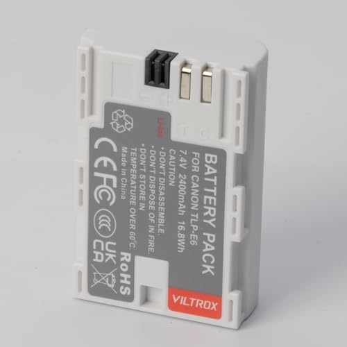 VILTROX LP-E6 Camera Battery 2-Pack Canon EOS
