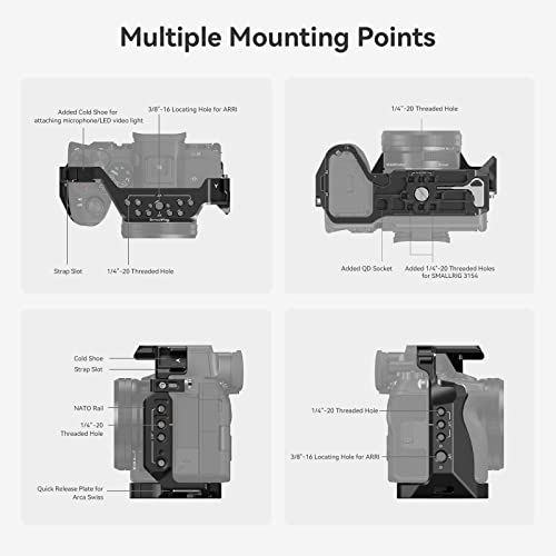 SmallRig Camera Cage for Sony Alpha 7 Series