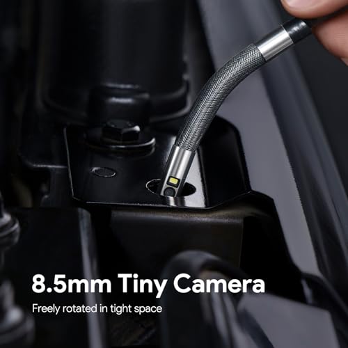 DEPSTECH Dual Lens Articulating Borescope Inspection Camera