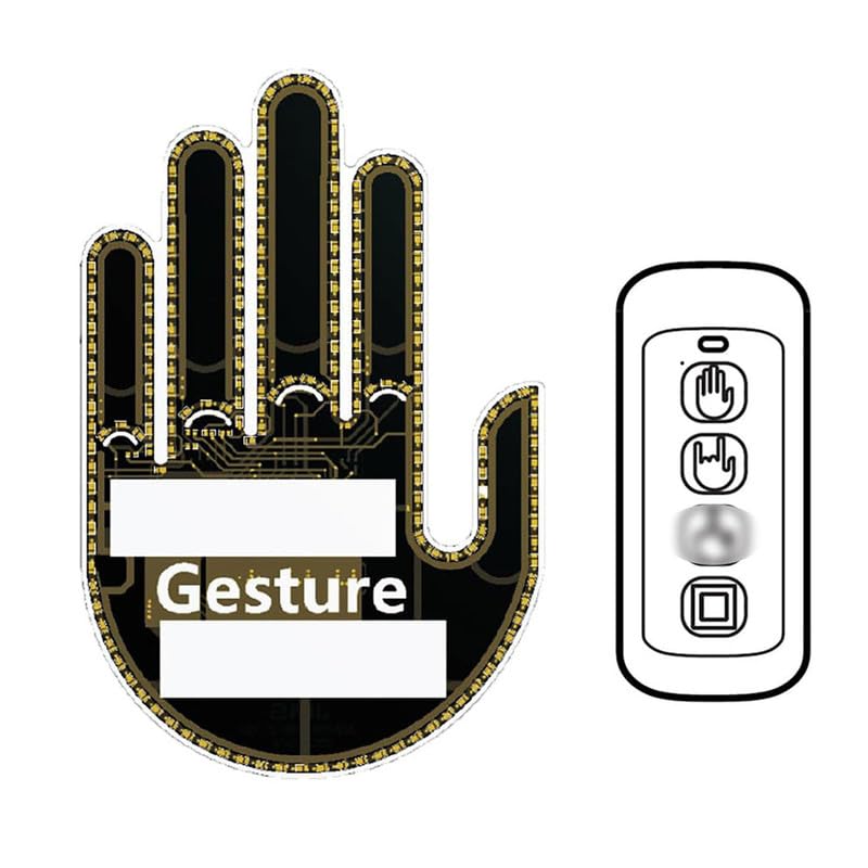 2024 VIP LED Finger Car Light, Remote Controlled