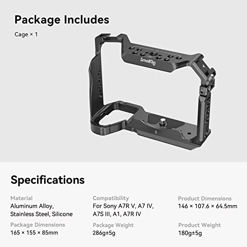 SmallRig Camera Cage for Sony Alpha 7 Series