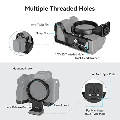 SmallRig Rotatable Collar Mount Plate for Sony Alpha