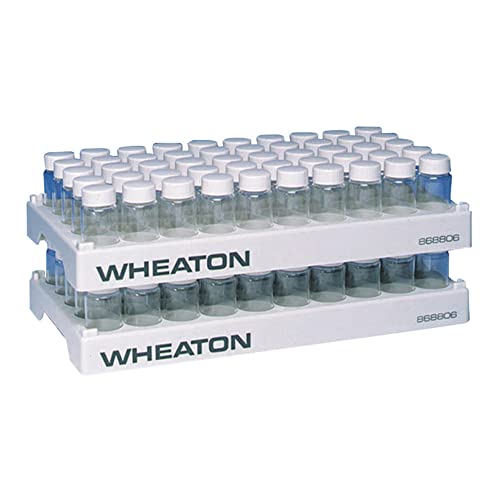 Wheaton Science Products 50-Hole Scintillation Vial Rack (Pack of 5)
