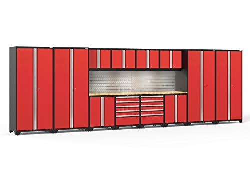 VIP Smart Shopper: Red 14 Piece Garage Cabinet Set
