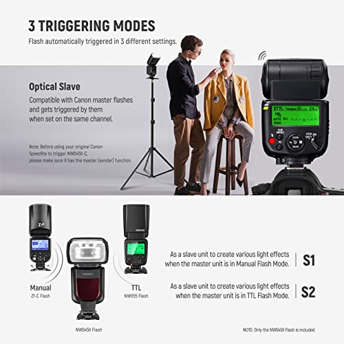 NEEWER NW645II-C TTL Flash Speedlite for Canon EOS
