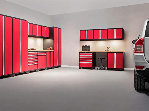NewAge Pro Series Red 14pc Garage Cabinet Set