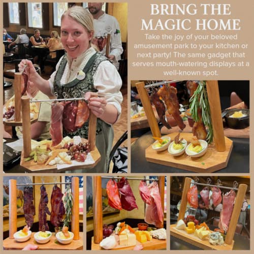 Bacon Clothesline Tiered Tray for Charcuterie Board Display