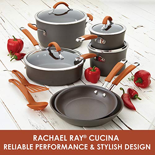 Rachael Ray Cucina 12-Piece Nonstick Cookware Set