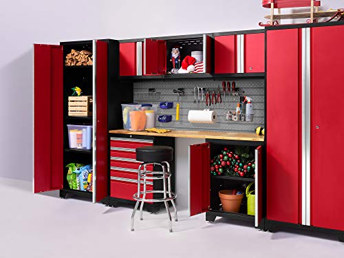 NewAge Pro Series Red 14pc Garage Cabinet Set