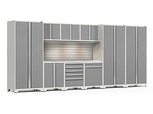 NewAge Pro Series Platinum Garage Cabinets Set