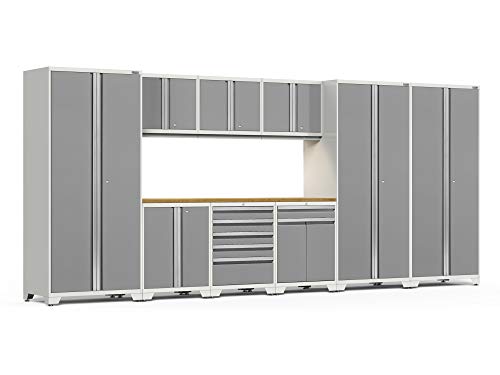 NewAge Pro Series Platinum 10 Piece Garage Cabinet