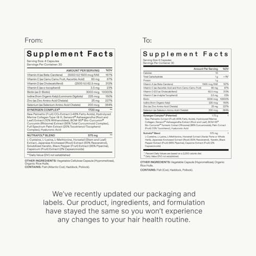 Nutrafol Men's Hair Growth Supplements - 1 Month