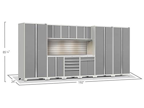 NewAge Pro Series Platinum Garage Cabinets Set