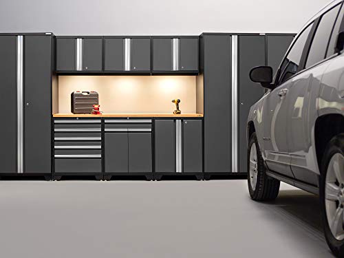 NewAge Pro Series Gray 14pc Garage Cabinets Set