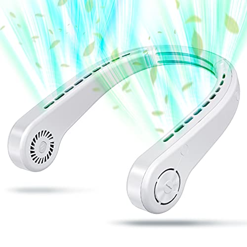 Portable Bladeless Neck Fan for VIP Shoppers, USB Rechargeable