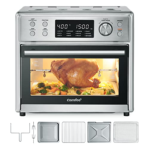 COMFEE' 12-in-1 Air Fryer Toaster Oven Combo